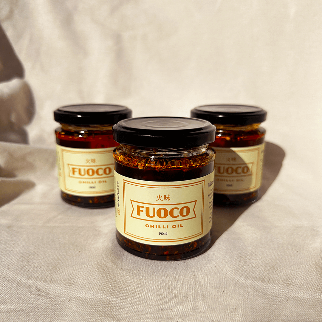 Fuoco Crispy Chilli Oil - 3 Pack (190ml)